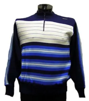 Mistral Vintage Italian Wool Blend Sweater Blue by Santini