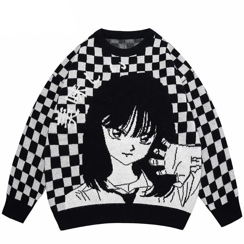 "GAWR" - Vempire Princess Anime Knitted Sweater | 2 Colors
