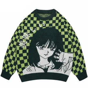 "GAWR" - Vempire Princess Anime Knitted Sweater | 2 Colors
