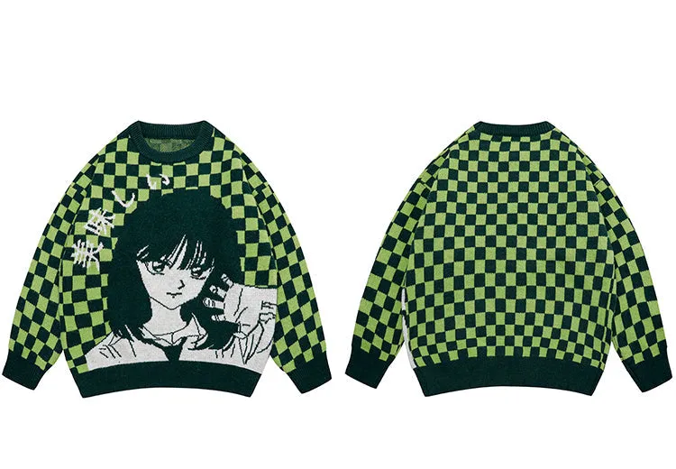 "GAWR" - Vempire Princess Anime Knitted Sweater | 2 Colors