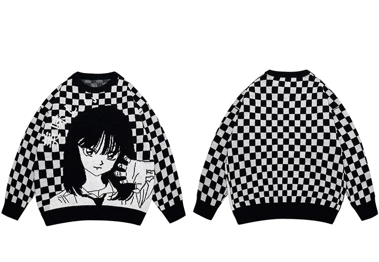 "GAWR" - Vempire Princess Anime Knitted Sweater | 2 Colors