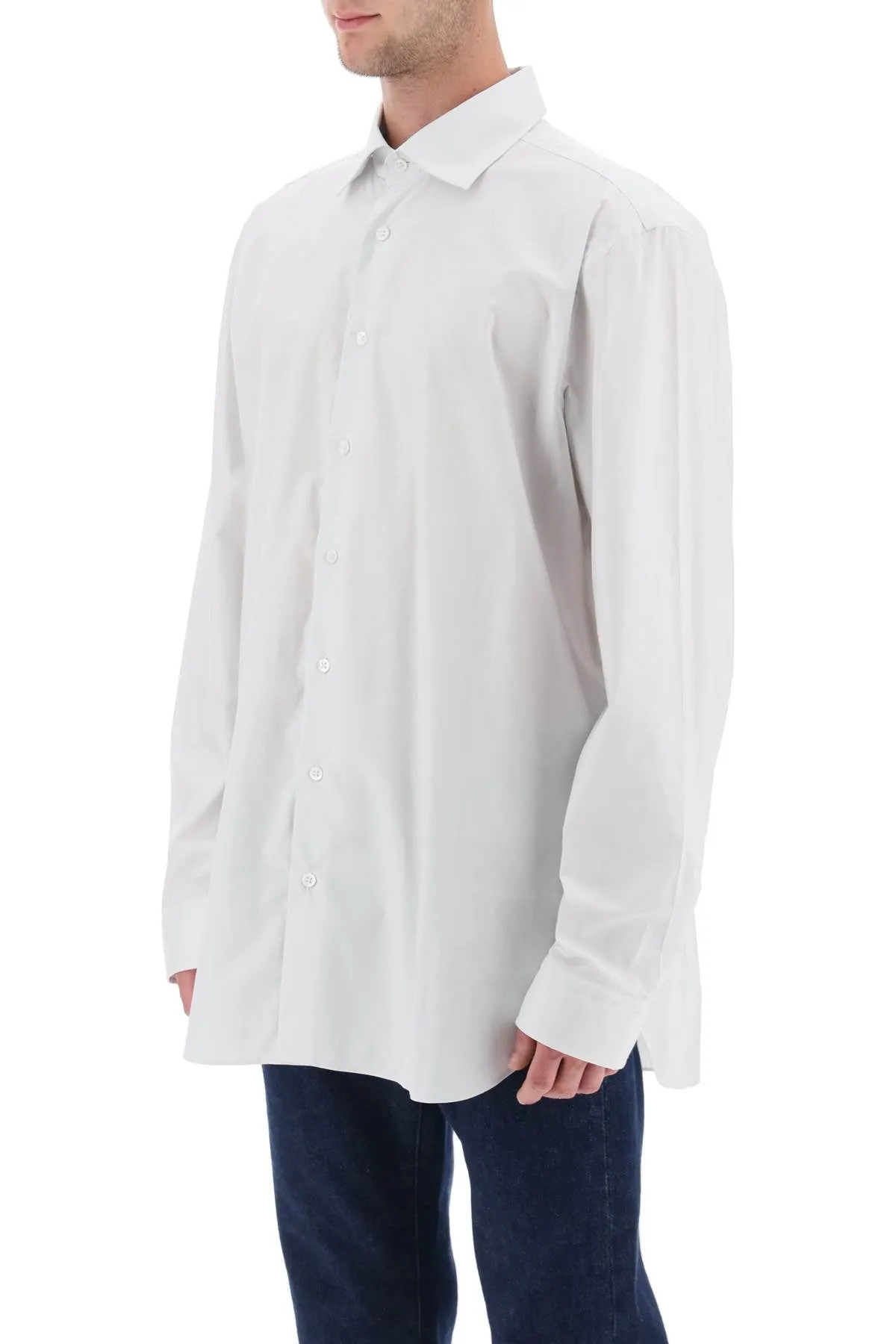 Raf simons philippe vandenberg printed shirt