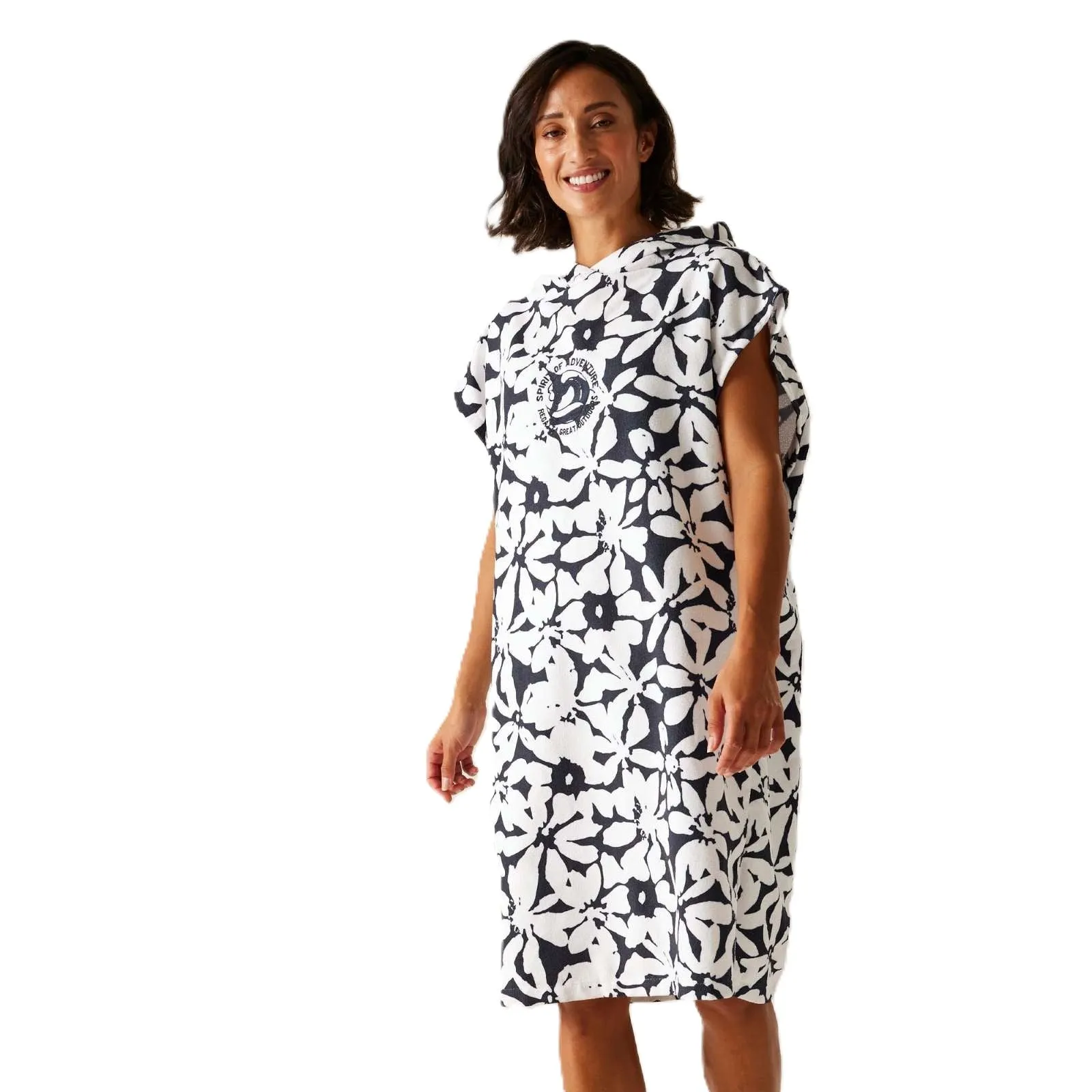 Regatta Adults Hooded Towel Poncho