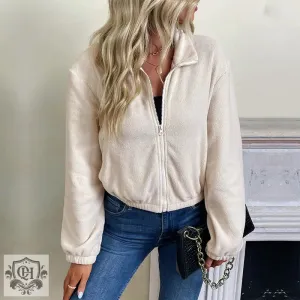 Short Cosy Solid Colour Jacket