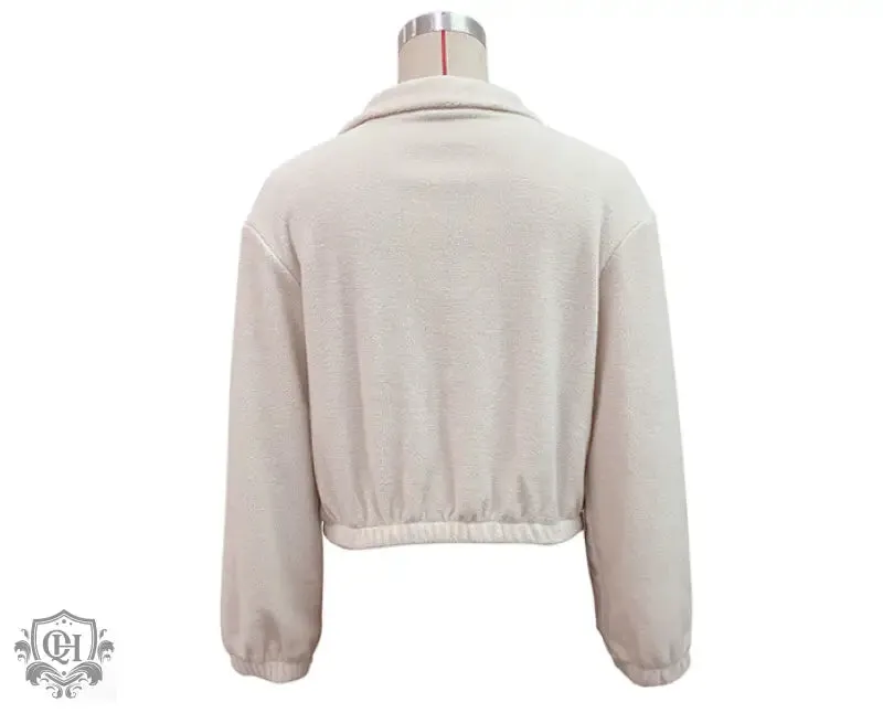 Short Cosy Solid Colour Jacket