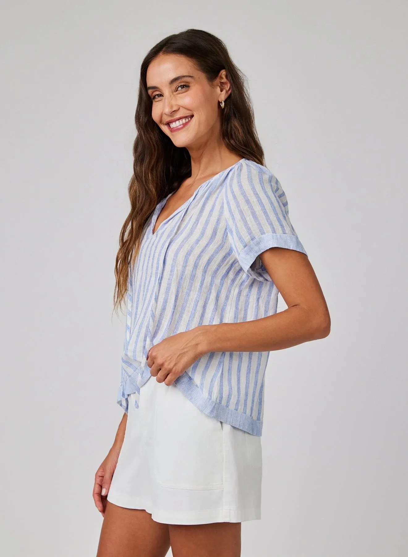 Short Sleeve Flowy Top