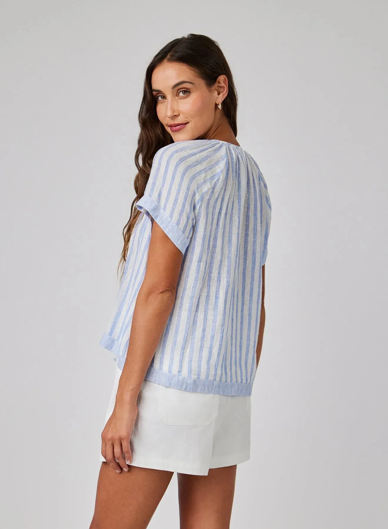 Short Sleeve Flowy Top