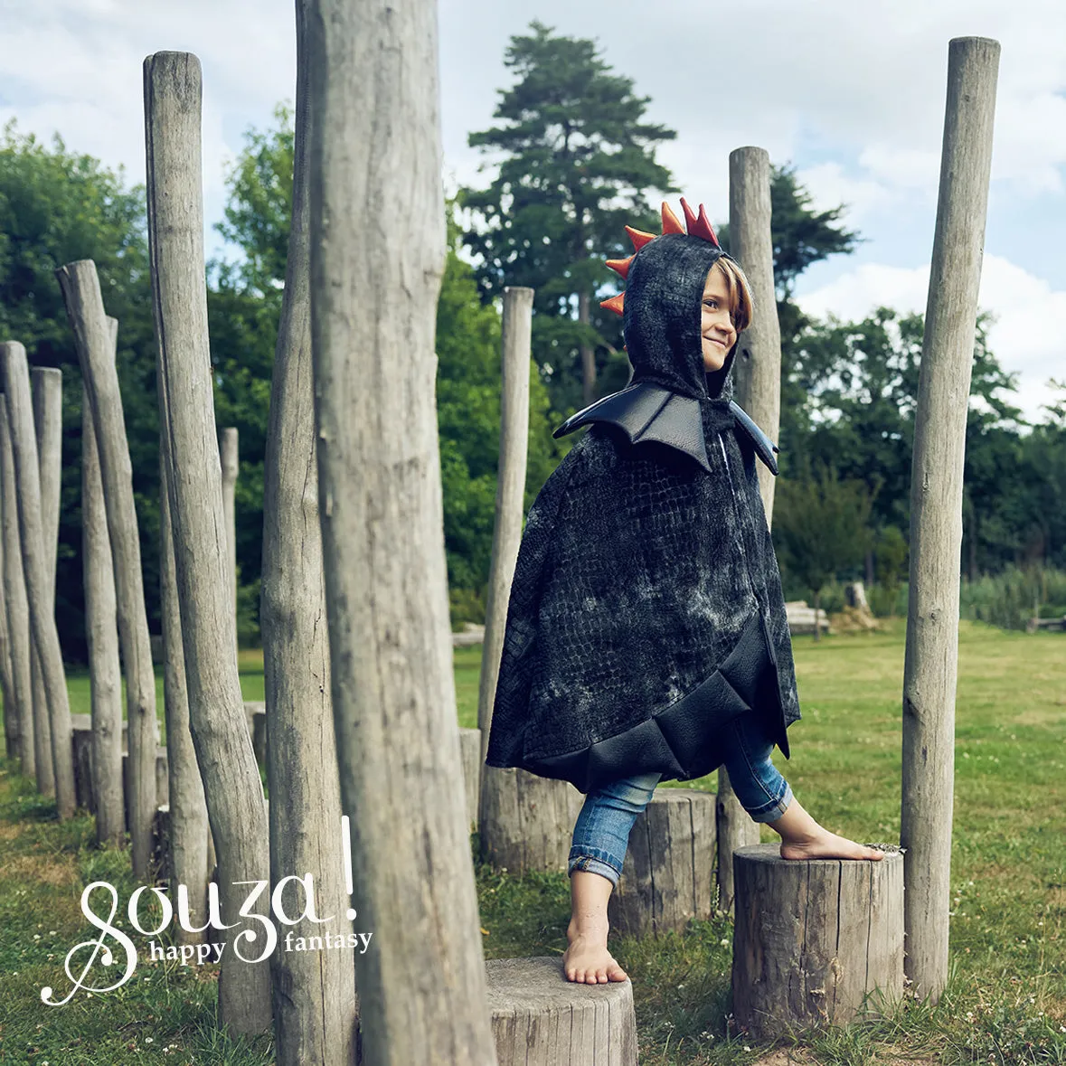 Souza Dragon Cape Black