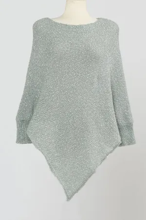 Speckled Poncho with Sleeves
