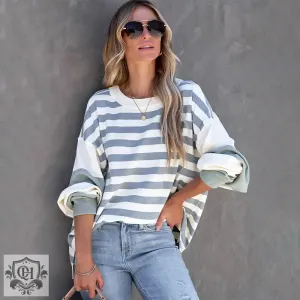 Striped Crew Neck Sweater