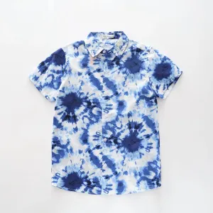 Tie-Dye Collared Shirt