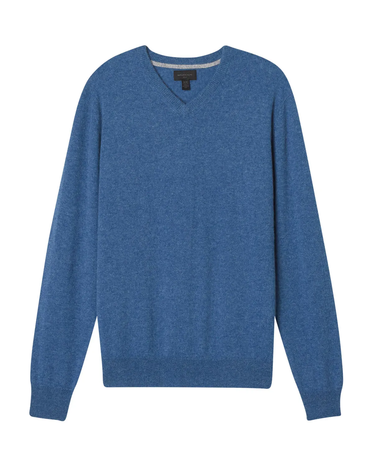 Tipped Cashmere V-Neck Sweater