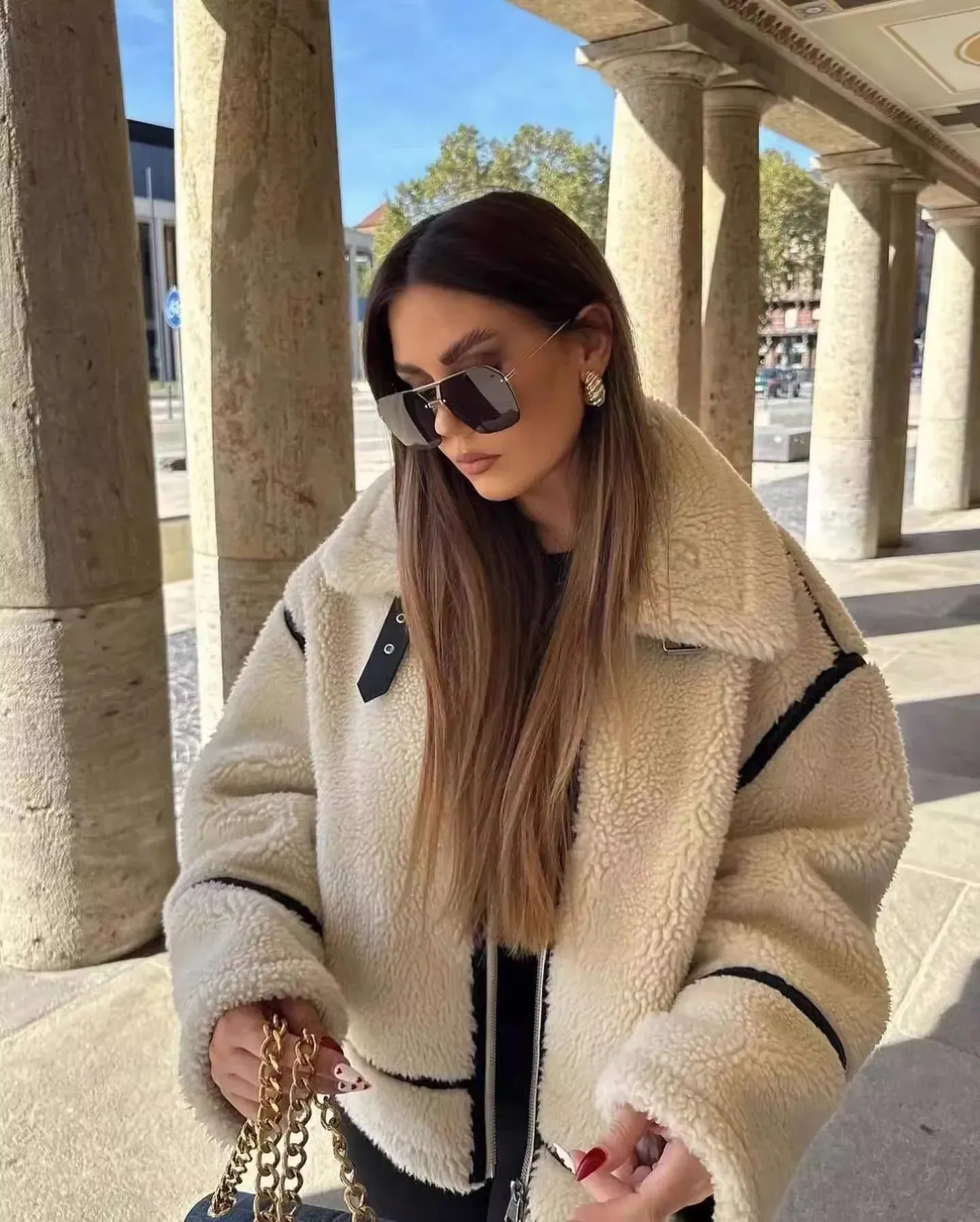 Tivan - Soft Warm Teddy Coat