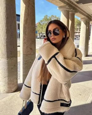 Tivan - Soft Warm Teddy Coat