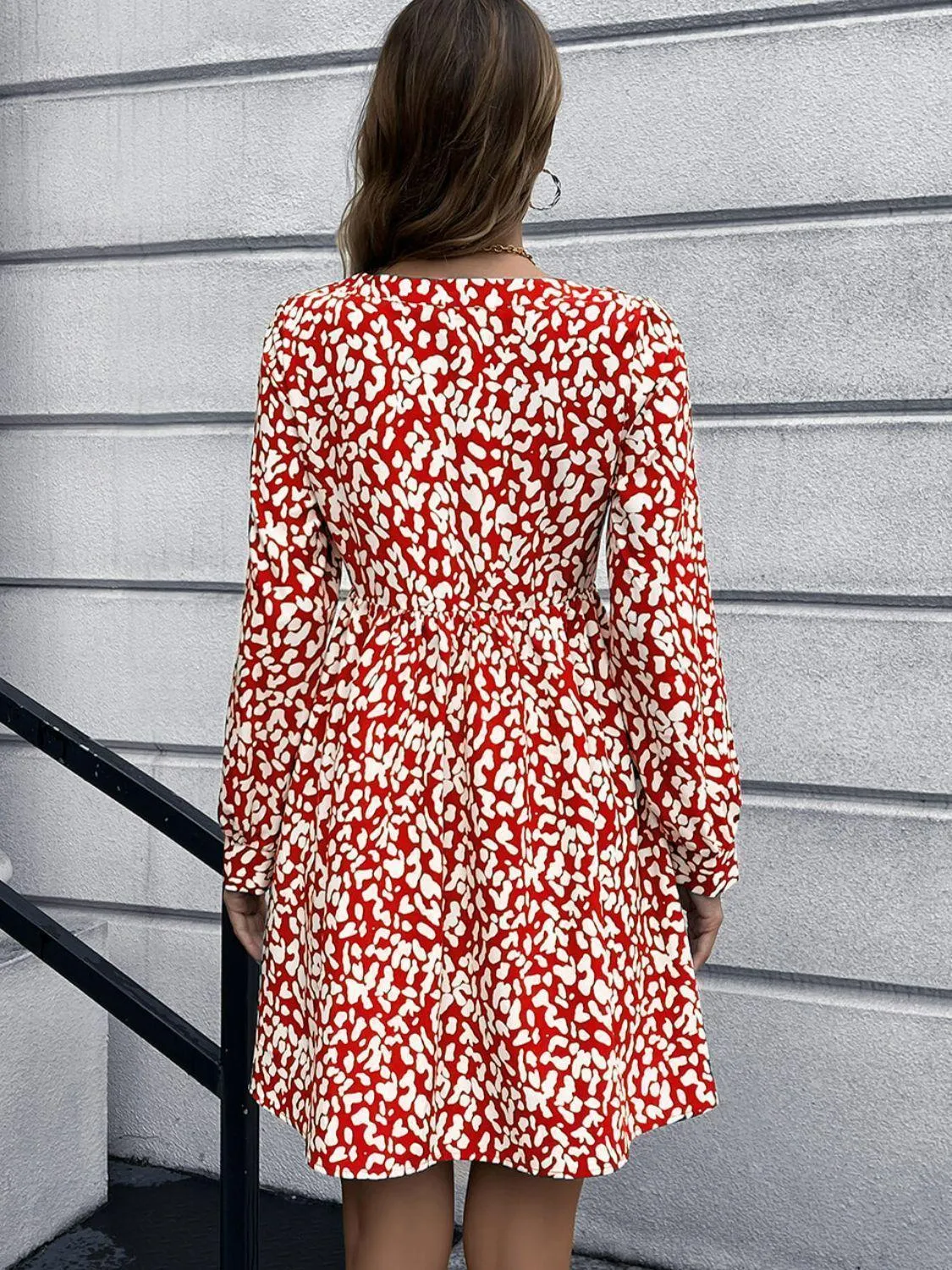 Weekend Leisure Long Sleeve Dress