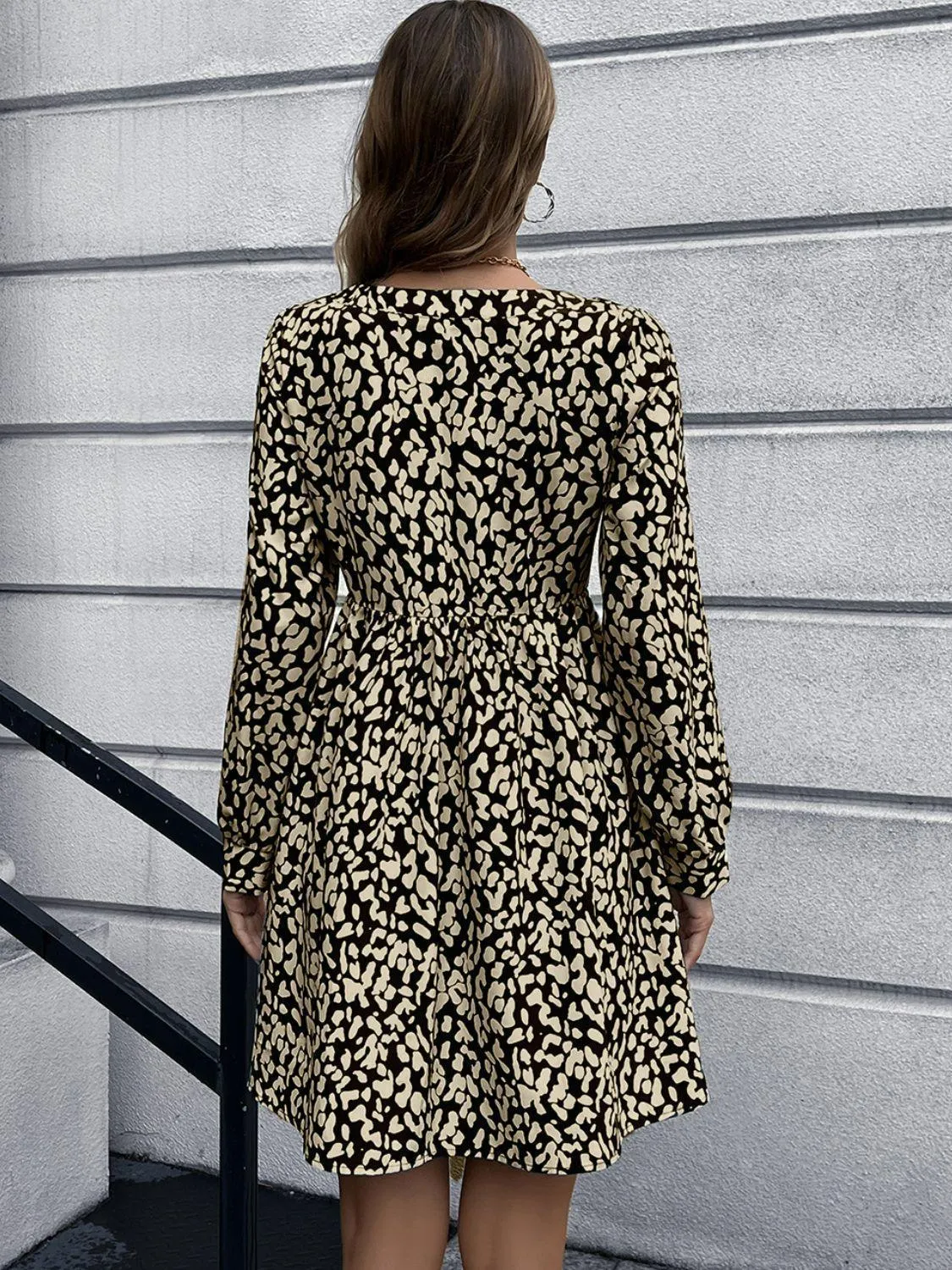 Weekend Leisure Long Sleeve Dress