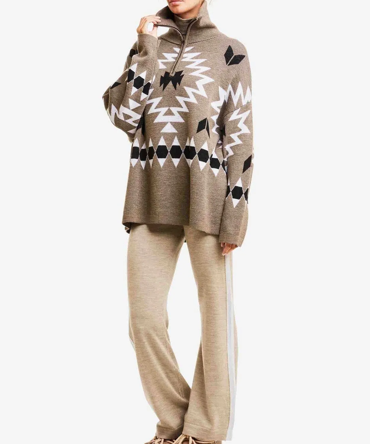 Women's Hldi Zip Up Sweater