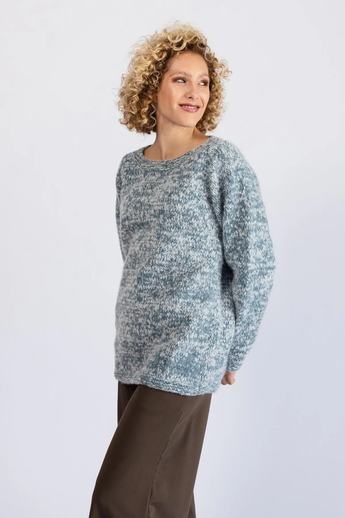 Wool Sweater - Blue