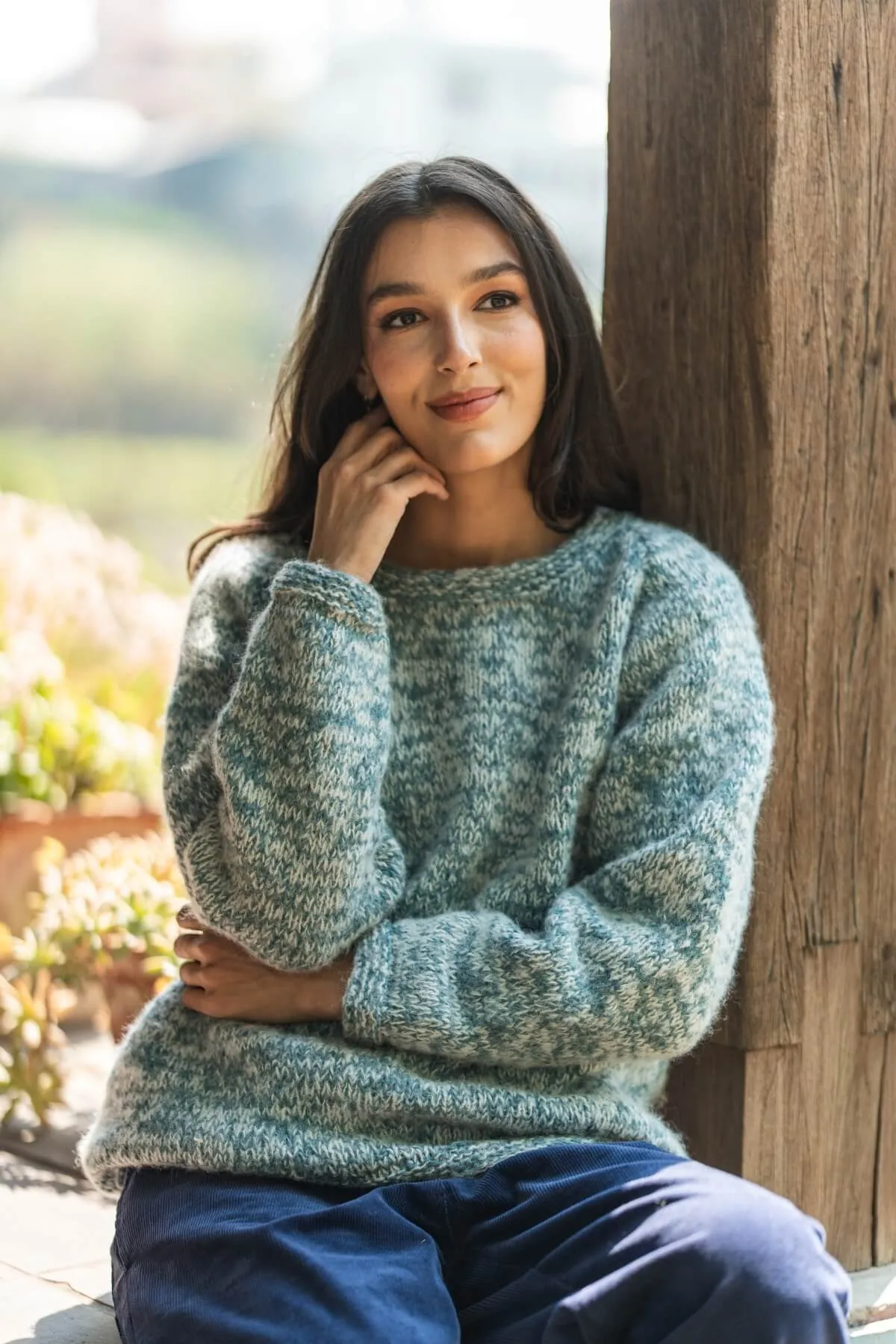 Wool Sweater - Blue