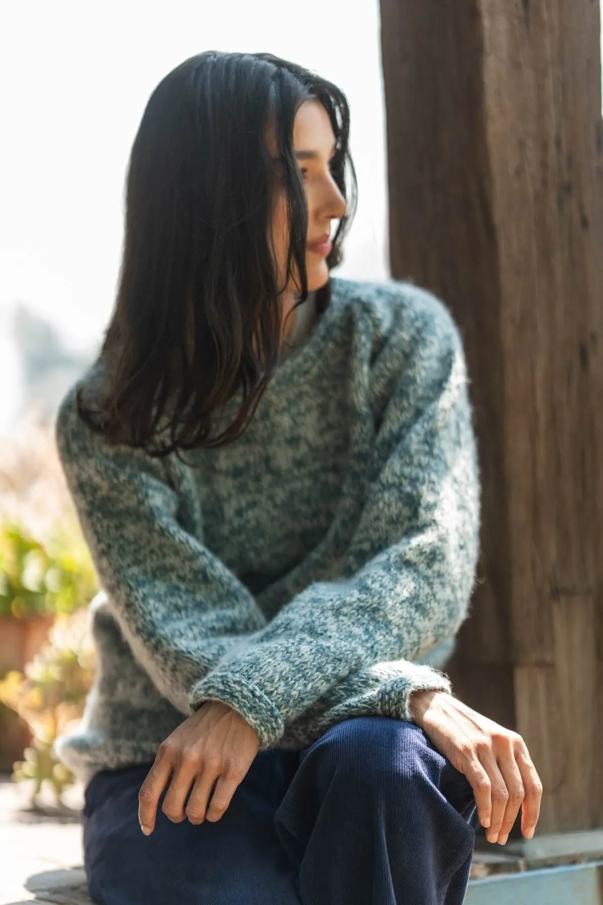 Wool Sweater - Blue