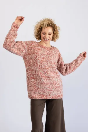 Wool Sweater - Burnt Orange