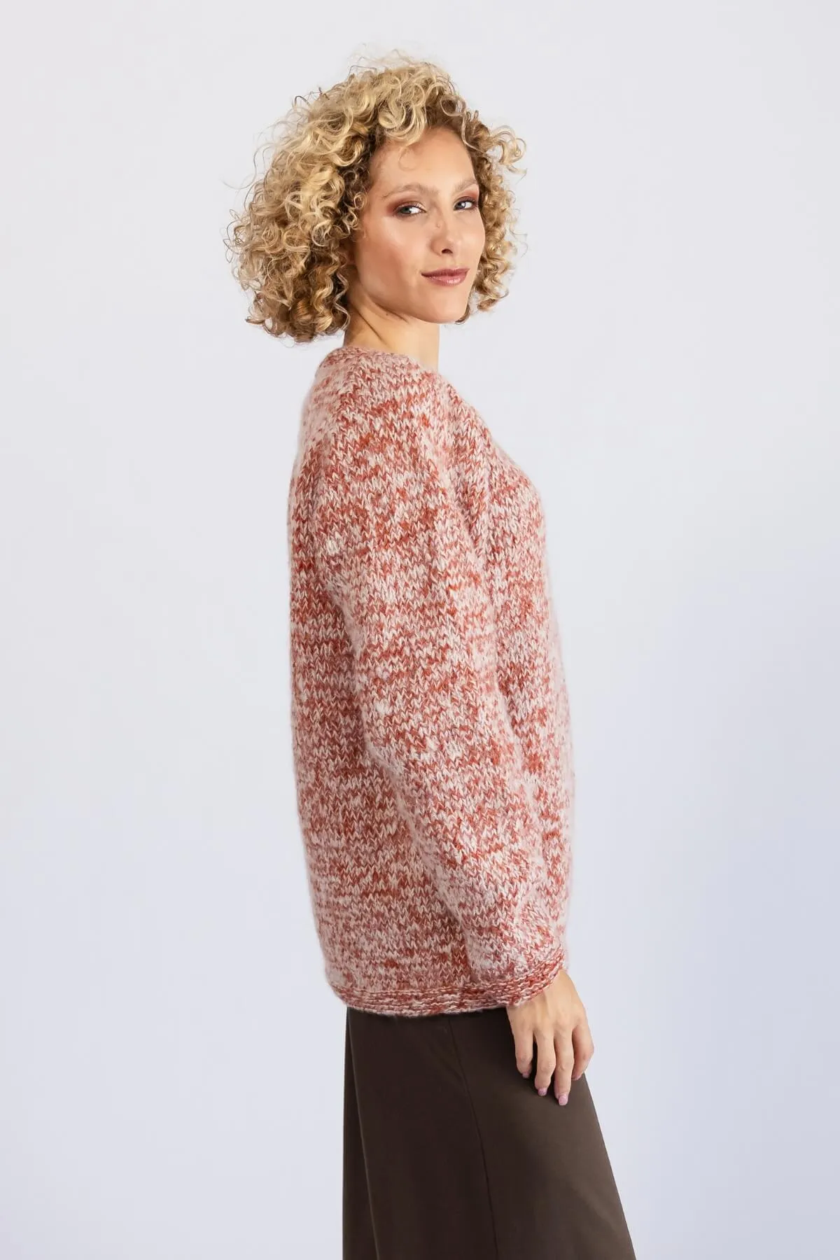 Wool Sweater - Burnt Orange