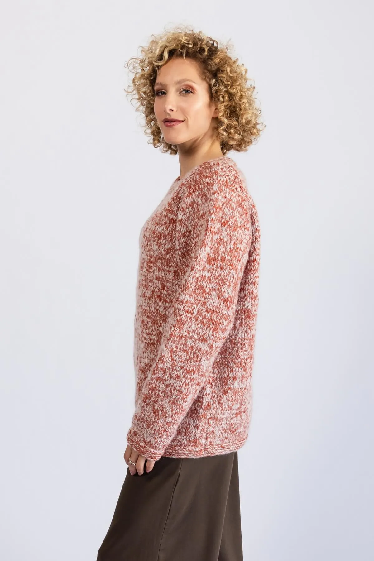 Wool Sweater - Burnt Orange