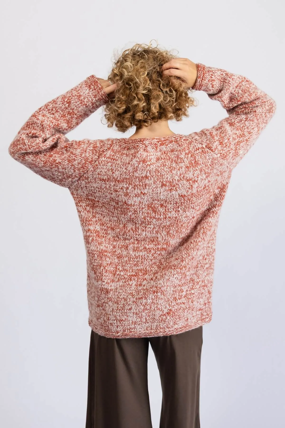Wool Sweater - Burnt Orange